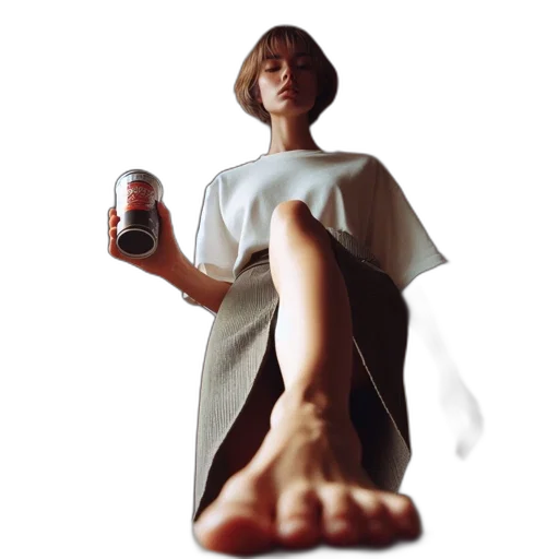 bottle, shoes, food, photorealistic transparent PNG cut-out
