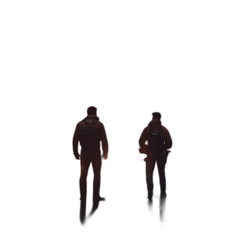 jacket, staff, robot, umbrella transparent PNG cut-out