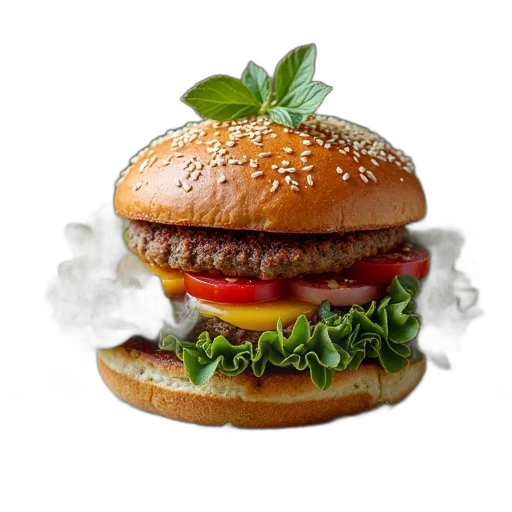 food, animal, crown, photorealistic transparent PNG cut-out