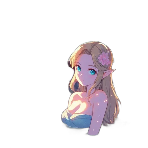 creature, crown, face, dress transparent PNG cut-out