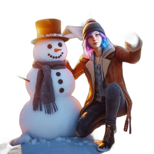 hat, concept art, 3d render, pixel art transparent PNG cut-out