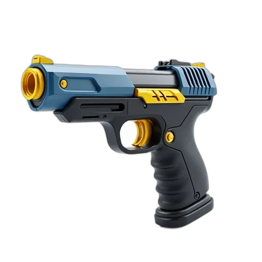 weapon, 3d render, concept art, model transparent PNG cut-out