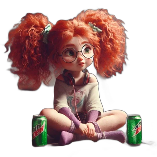 bottle, hair, photorealistic, concept art transparent PNG cut-out