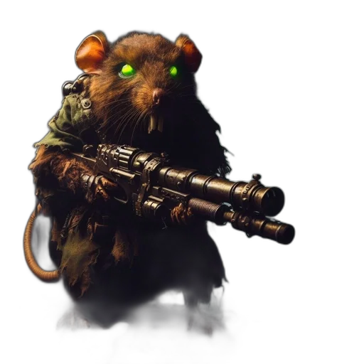 weapon, animal, creature, staff transparent PNG cut-out
