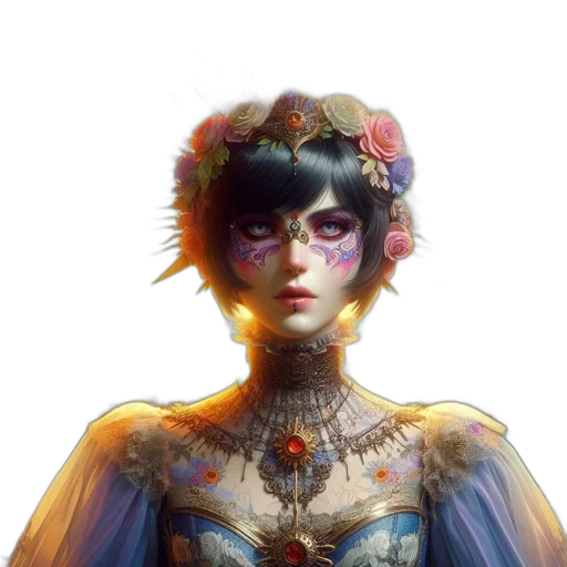 face, dress, mask, robot transparent PNG cut-out