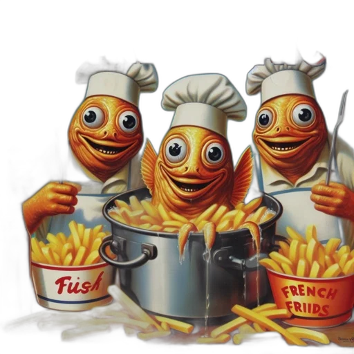 food, mask, robot, photorealistic transparent PNG cut-out