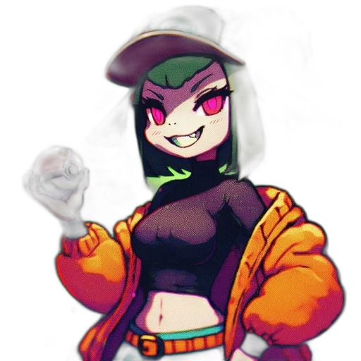 jacket, hat, robot, staff transparent PNG cut-out