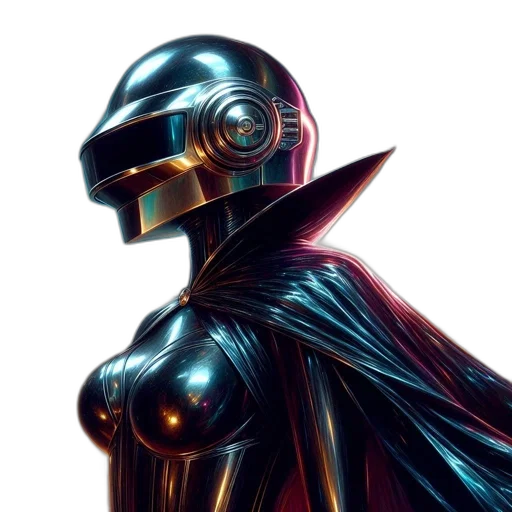 robot, mask, concept art, comic book art transparent PNG cut-out
