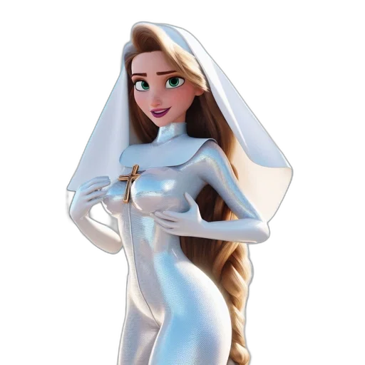 dress, concept art, 3d render, cartoon transparent PNG cut-out