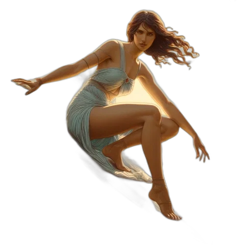 dress, jewelry, concept art, photorealistic transparent PNG cut-out
