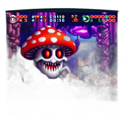 concept art, pixel art, 3d render, nes transparent PNG cut-out