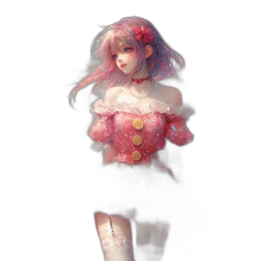 dress, flower, robot, crown transparent PNG cut-out