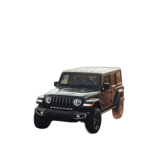 car, weapon, 3d render, photorealistic transparent PNG cut-out