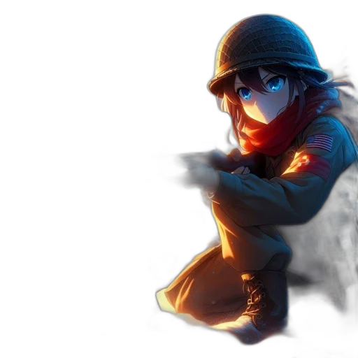 weapon, sword, hat, jacket transparent PNG cut-out