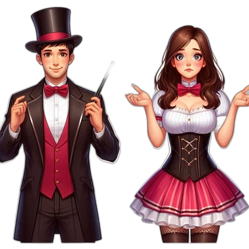 concept art, fantasy art, pixel art, cartoon transparent PNG cut-out