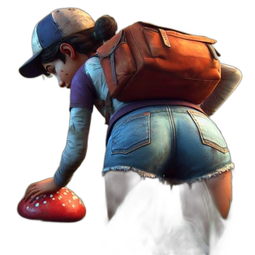 hat, jacket, concept art, 3d render transparent PNG cut-out
