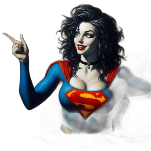comic book art, fantasy art, concept art, cartoon transparent PNG cut-out