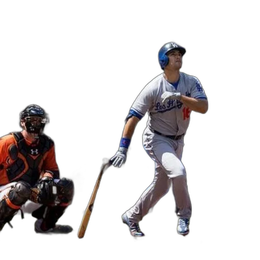 baseball, player, los, angeles transparent PNG cut-out