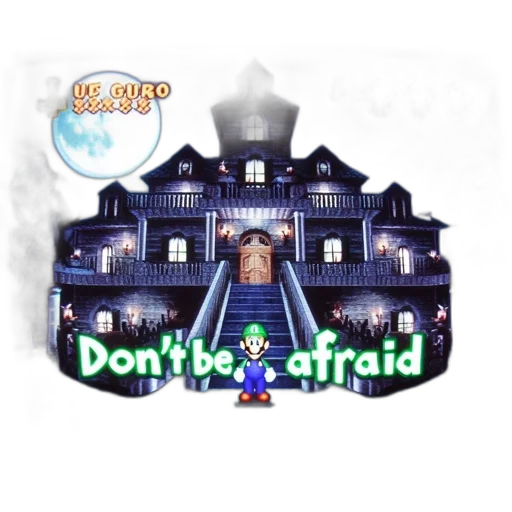 3d render, pixel art, concept art, horror-themed transparent PNG cut-out
