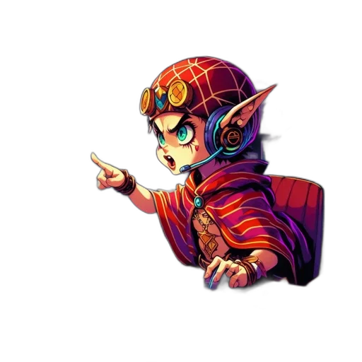 staff, mask, weapon, jacket transparent PNG cut-out