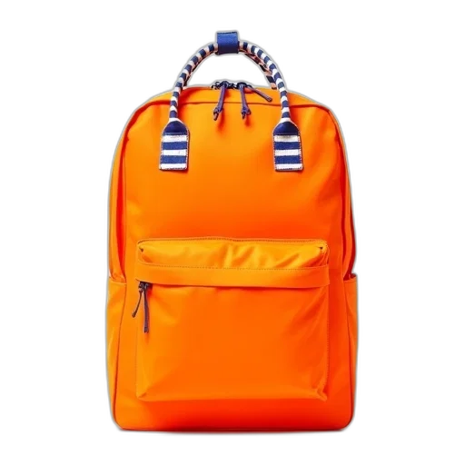 jacket, neon, bright, orange transparent PNG cut-out