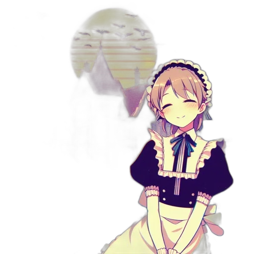 umbrella, dress, staff, hat transparent PNG cut-out