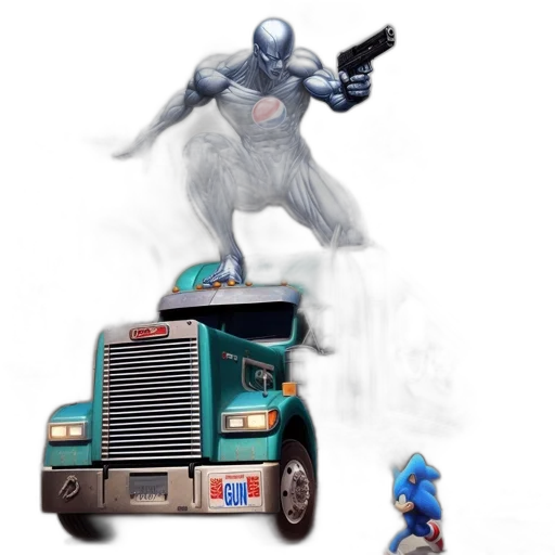 robot, weapon, creature, car transparent PNG cut-out
