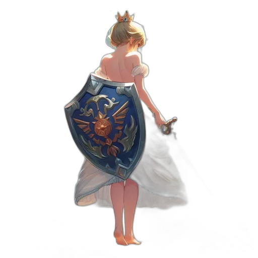 dress, crown, sword, jewelry transparent PNG cut-out