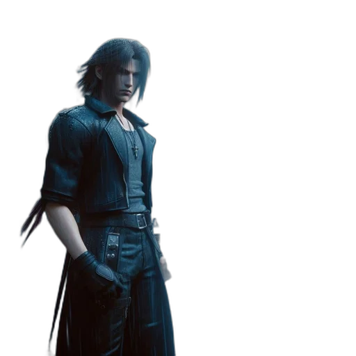 sword, weapon, jacket, concept art transparent PNG cut-out