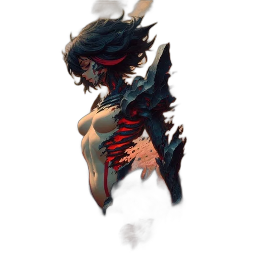 dragon, creature, mask, weapon transparent PNG cut-out