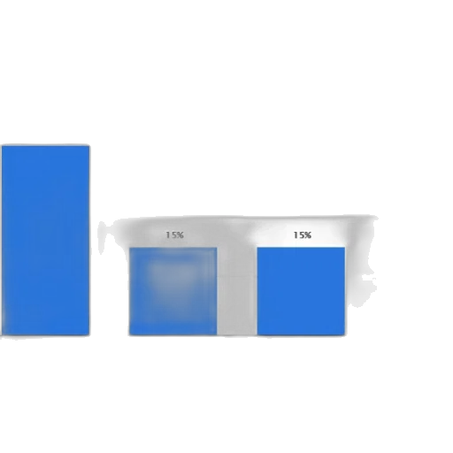 3d render, concept art, blue, monochrome transparent PNG cut-out