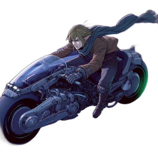 weapon, jacket, concept art, anime transparent PNG cut-out