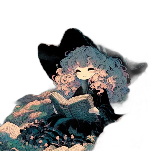 hat, mask, dress, hair transparent PNG cut-out