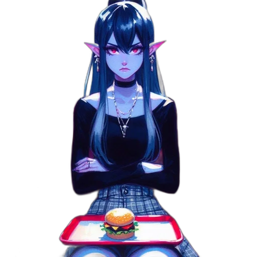 food, dress, fantasy art, concept art transparent PNG cut-out