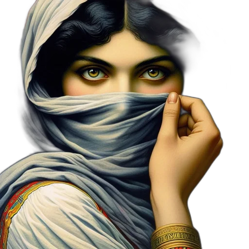 face, jewelry, mask, fantasy art transparent PNG cut-out