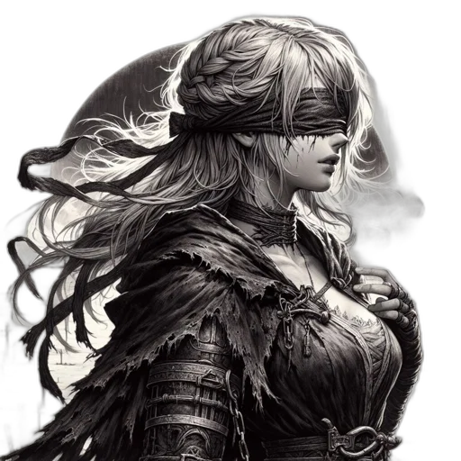 mask, face, dress, sword transparent PNG cut-out