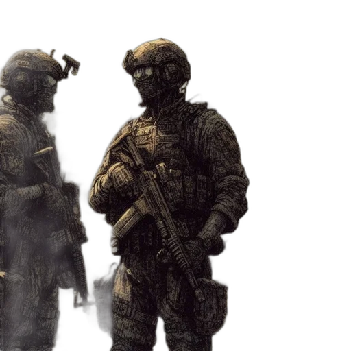 weapon, concept art, 3d render, photorealistic transparent PNG cut-out