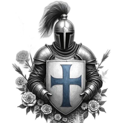 sword, fantasy art, detailed, black transparent PNG cut-out