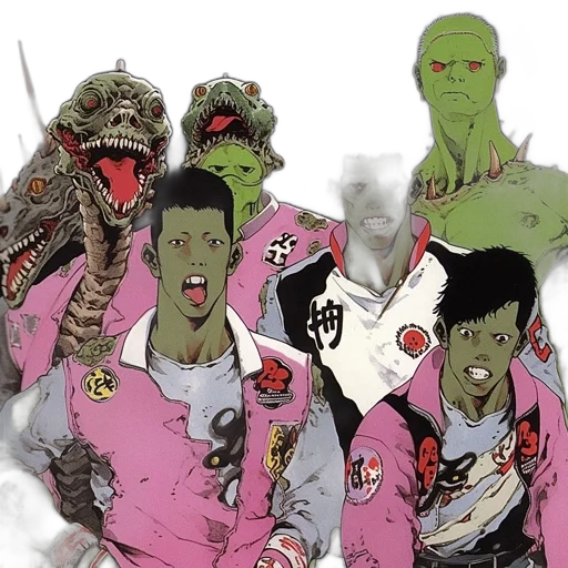 jacket, concept art, comic book art, outer space transparent PNG cut-out