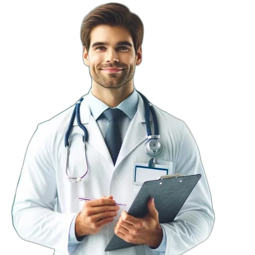 staff, confident, man, white transparent PNG cut-out