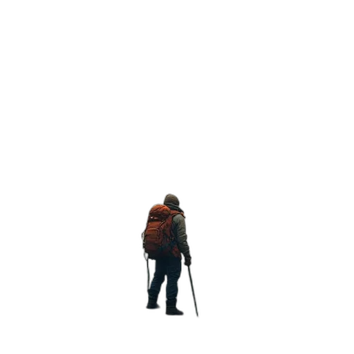 jacket, staff, weapon, umbrella transparent PNG cut-out