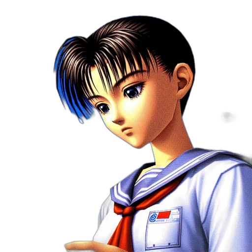 face, staff, photorealistic, anime transparent PNG cut-out