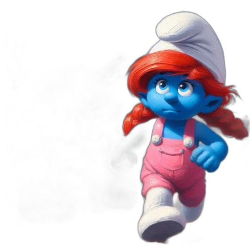 hat, staff, concept art, 3d render transparent PNG cut-out