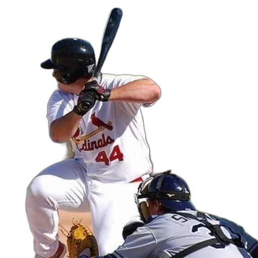 baseball, player, white, cardinals transparent PNG cut-out