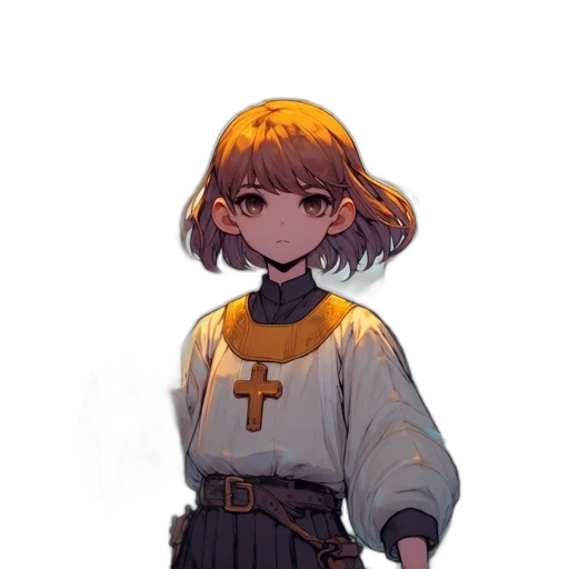 staff, jacket, dress, face transparent PNG cut-out