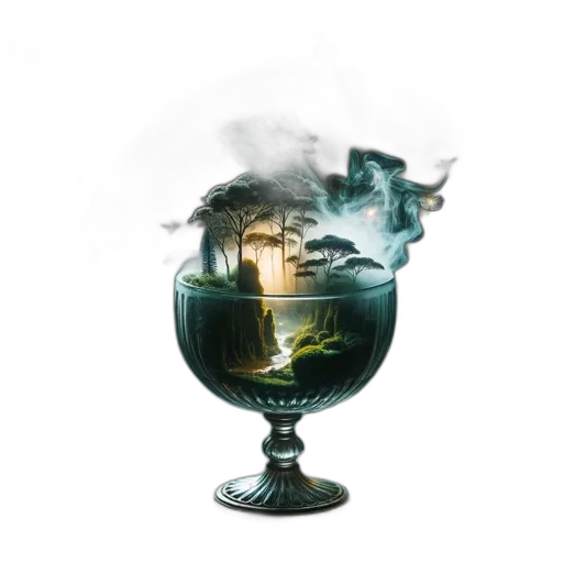 dragon, bottle, concept art, fantasy art transparent PNG cut-out