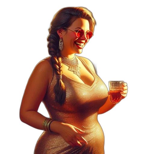 dress, bottle, food, jewelry transparent PNG cut-out