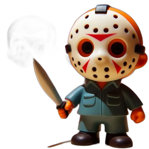 mask, concept art, 3d render, toy transparent PNG cut-out