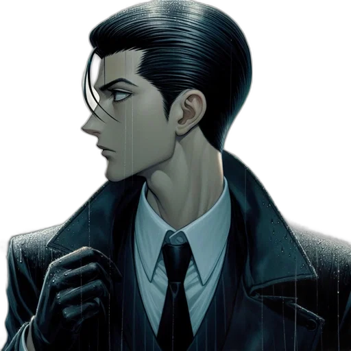 face, jacket, mask, staff transparent PNG cut-out