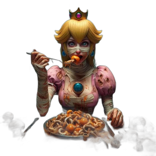 food, crown, mask, face transparent PNG cut-out
